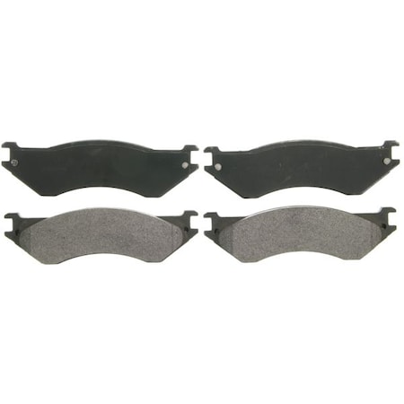 Wagner Brakes Semi-Met Disc Pad Set, Zx758 ZX758